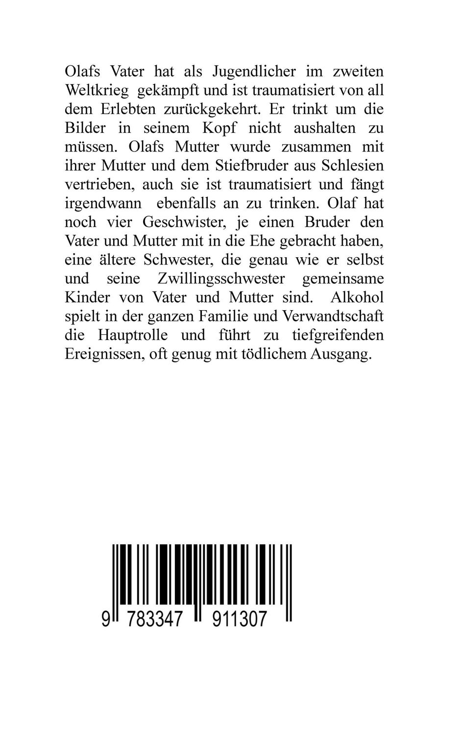 Rückseite: 9783347911307 | Vererbtes Trauma - Gelebte Sucht - Alkoholsucht, Angst,...