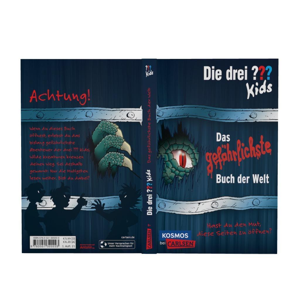 Bild: 9783551320223 | Die drei ??? Kids: Das gefährlichste Buch der Welt | Ulf Blanck | Buch