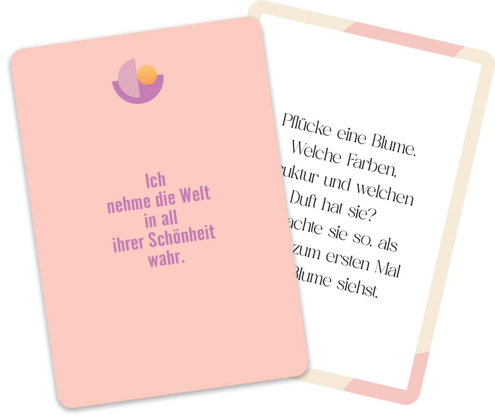 Bild: 4036442012949 | Achtsamkeit to go | Groh Verlag | Box | Affirmationskarten to go