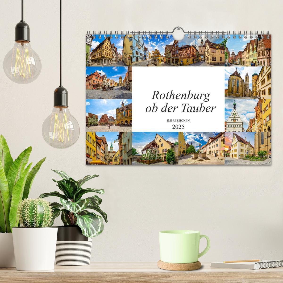 Bild: 9783435229864 | Rothenburg ob der Tauber Impressionen (Wandkalender 2025 DIN A4...