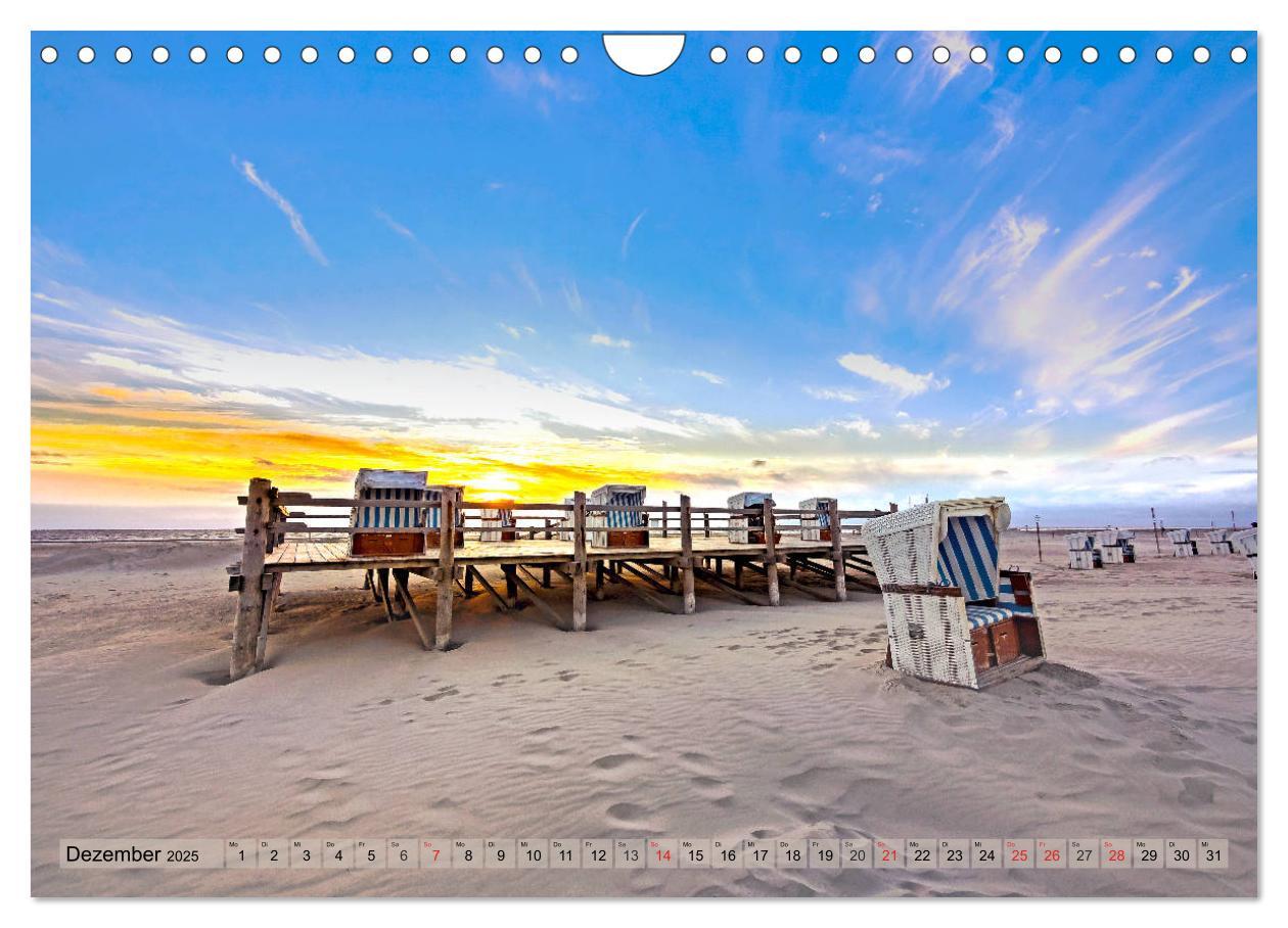 Bild: 9783435225996 | St. Peter Ording - Atemberaubende Momente (Wandkalender 2025 DIN A4...