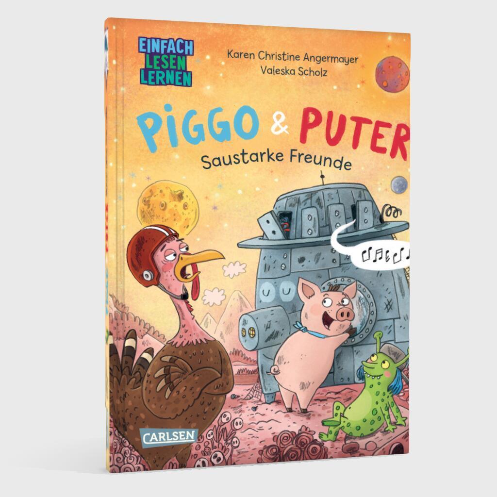 Bild: 9783551690784 | Piggo und Puter: Saustarke Freunde | Karen Christine Angermayer | Buch