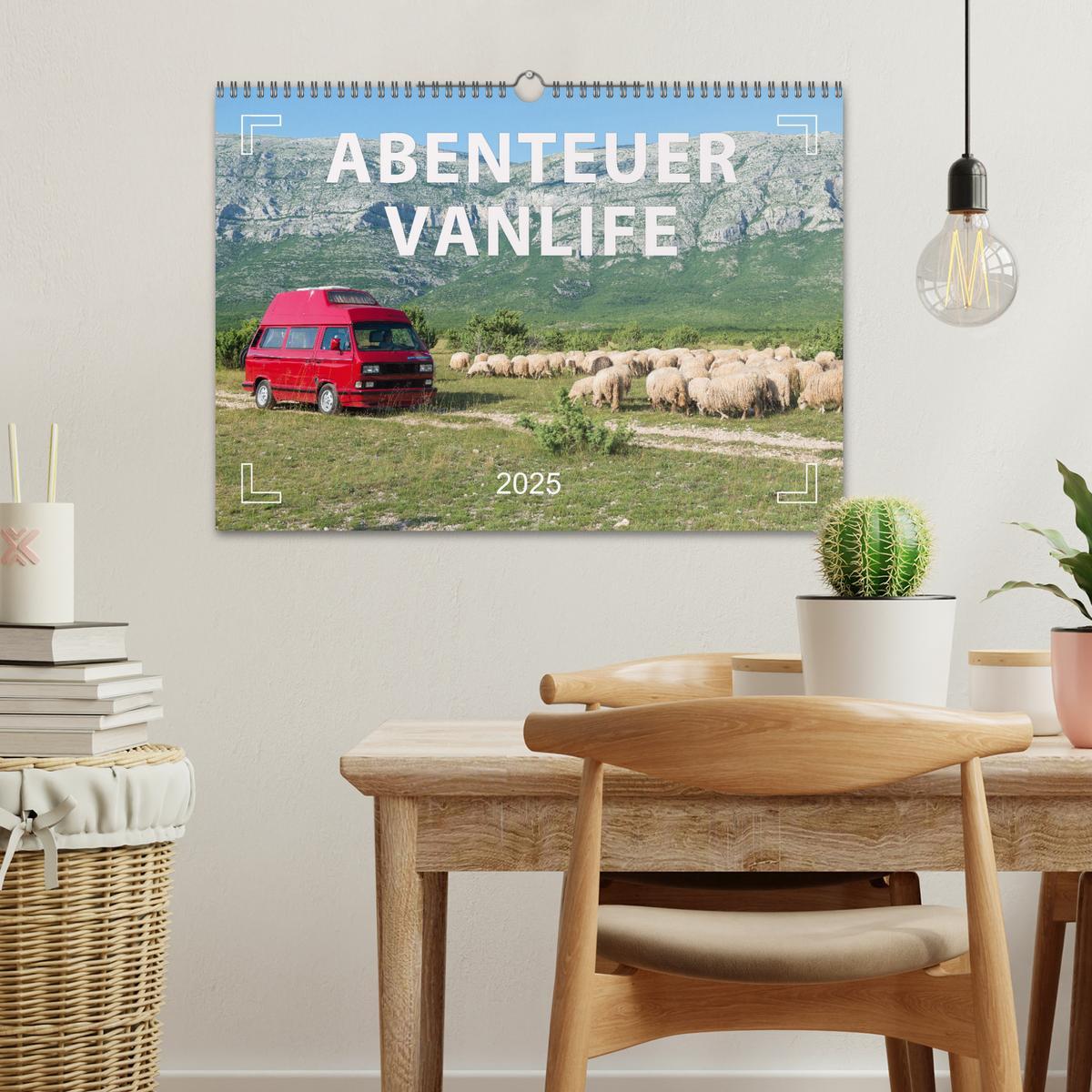 Bild: 9783383956768 | Abenteuer Vanlife - Glücklich unterwegs (Wandkalender 2025 DIN A3...