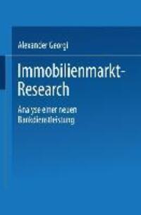 Cover: 9783824475865 | Immobilienmarkt-Research | Analyse einer neuen Bankdienstleistung