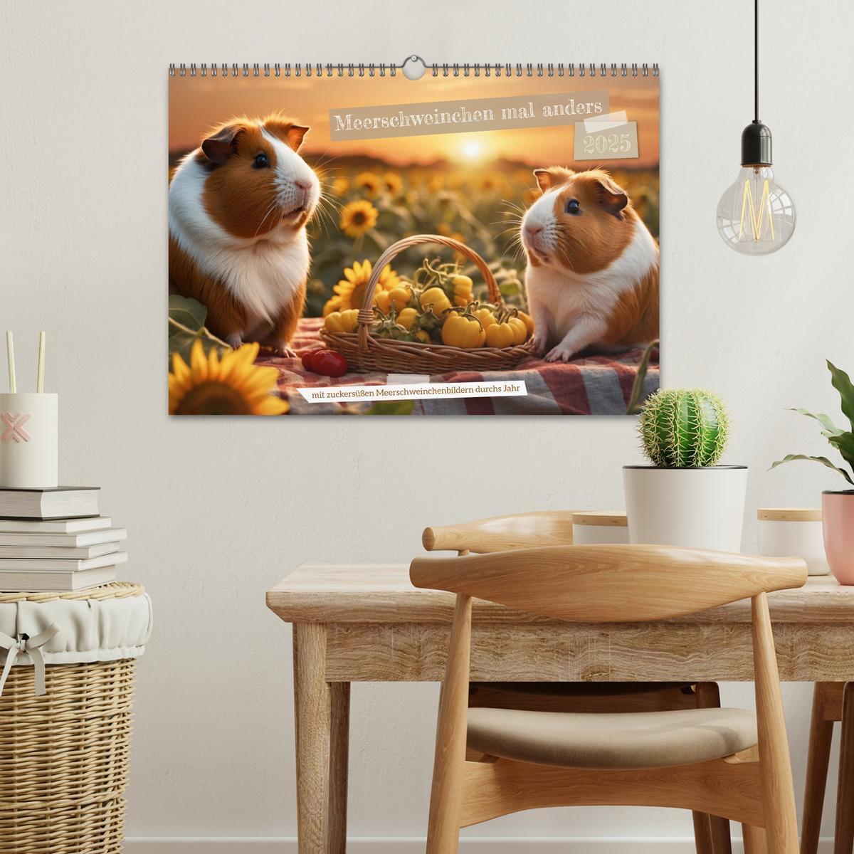 Bild: 9783435012527 | Meerschweinchen mal anders! (Wandkalender 2025 DIN A3 quer),...