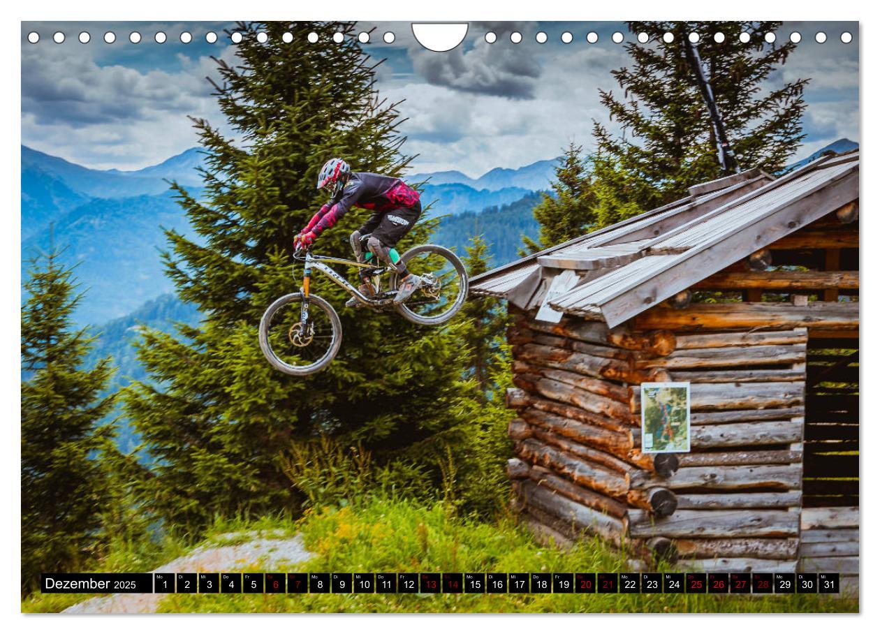 Bild: 9783435434084 | Downhill Action (Wandkalender 2025 DIN A4 quer), CALVENDO...