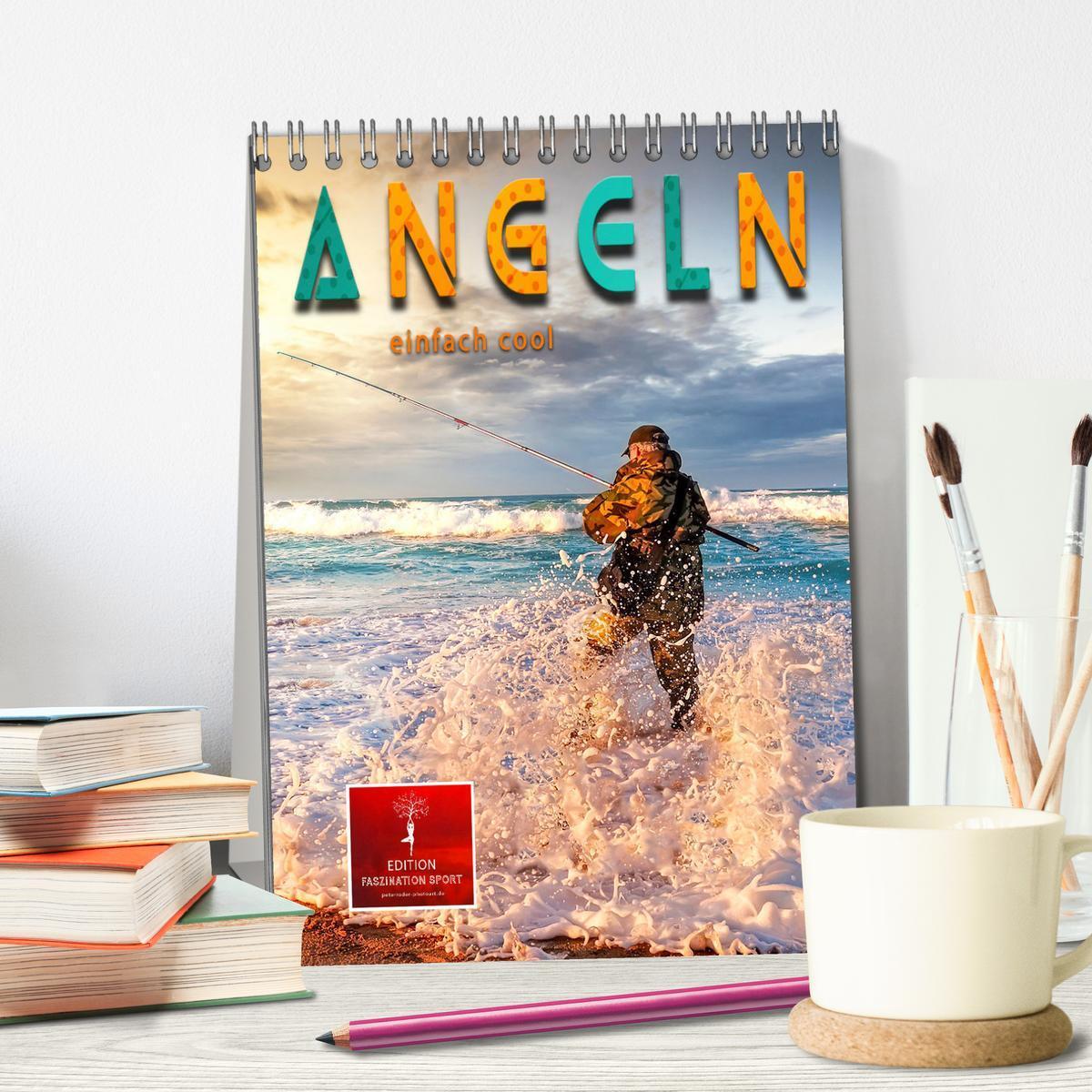 Bild: 9783435911042 | Angeln - einfach cool (Tischkalender 2025 DIN A5 hoch), CALVENDO...