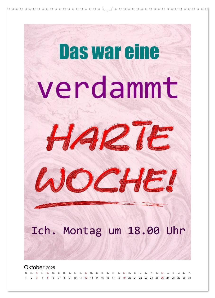 Bild: 9783435947768 | Humor und Ironie. Lustige Sprüche (Wandkalender 2025 DIN A2 hoch),...