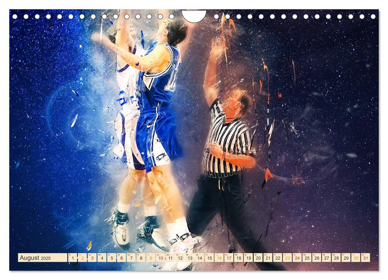 Bild: 9783435325498 | Basketball extrem (Wandkalender 2025 DIN A4 quer), CALVENDO...