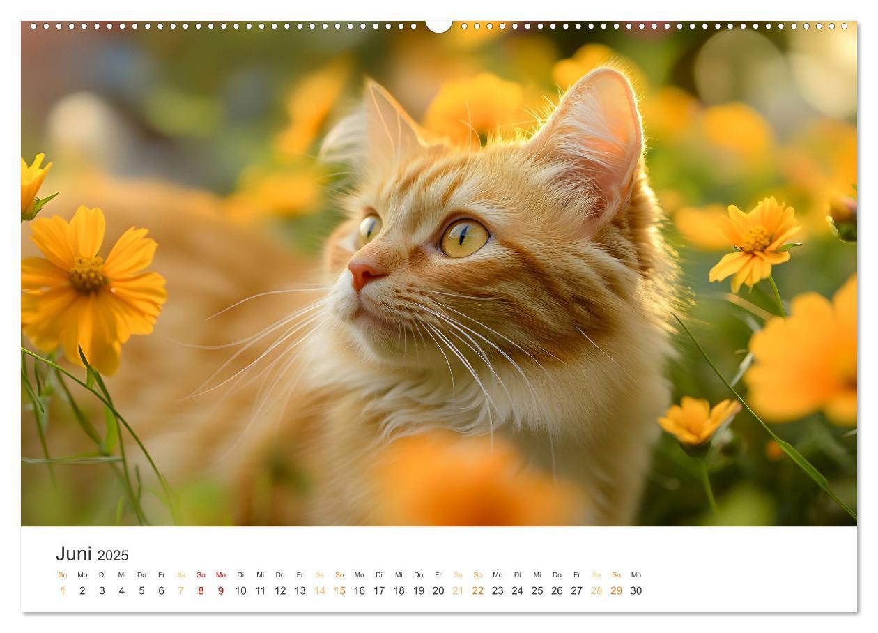 Bild: 9783457203866 | Katzen - sanfte Schönheiten (Wandkalender 2025 DIN A2 quer),...