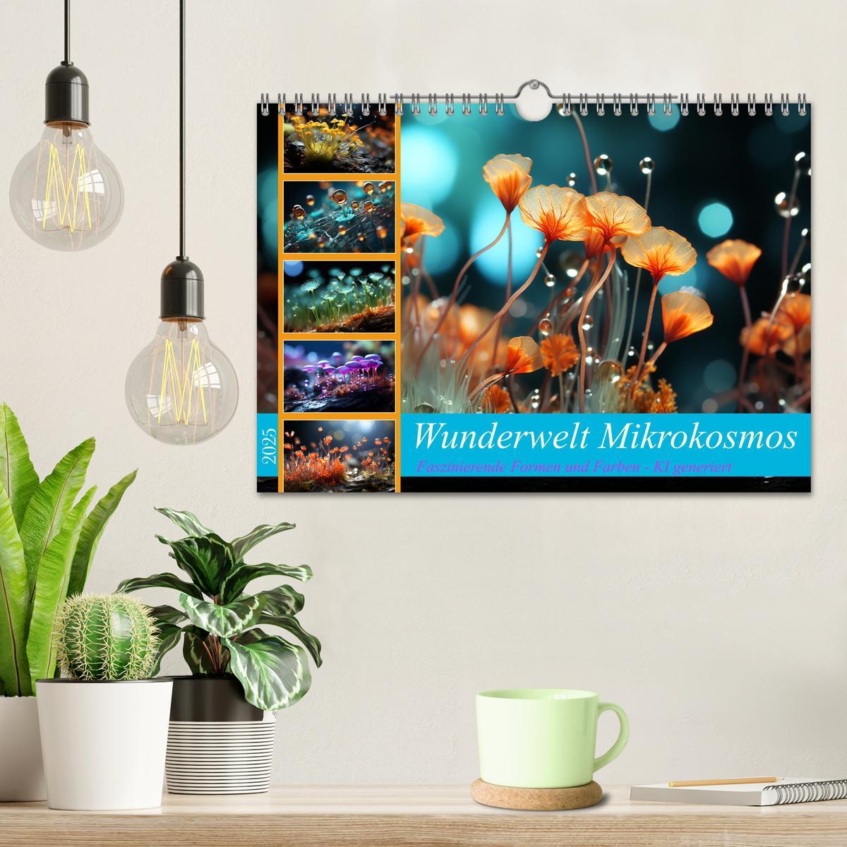 Bild: 9783383848919 | Wunderwelt Mikrokosmos (Wandkalender 2025 DIN A4 quer), CALVENDO...