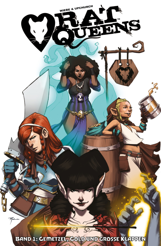 Cover: 9783959560412 | Rat Queens - Gemetzel, Gold und große Klappen | Wiebe (u. a.) | Buch