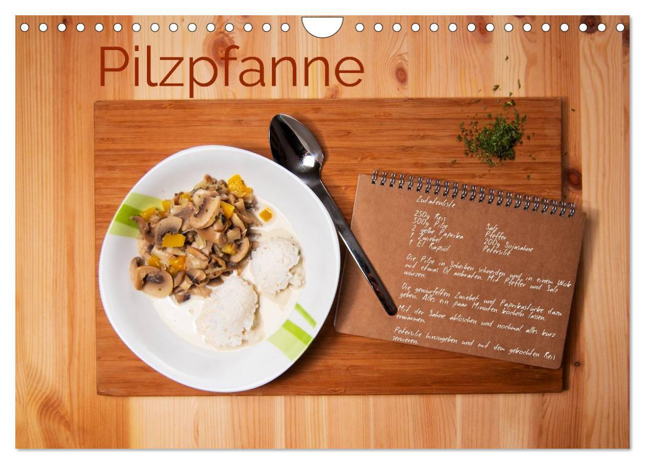 Bild: 9783435512713 | Einfache vegane Rezepte (Wandkalender 2025 DIN A4 quer), CALVENDO...