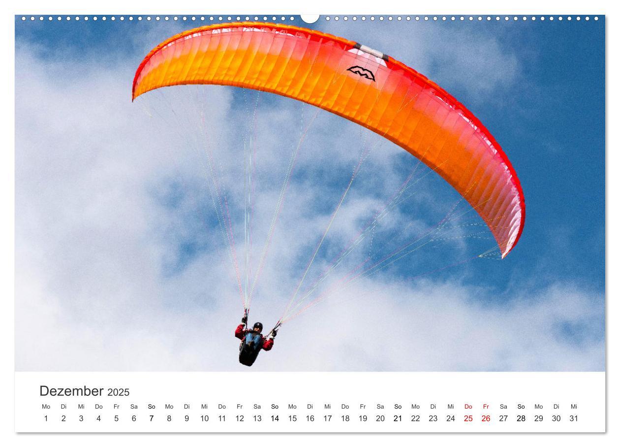 Bild: 9783383957604 | Paragleiten - Der Wunsch vom Fliegen. (Wandkalender 2025 DIN A2...