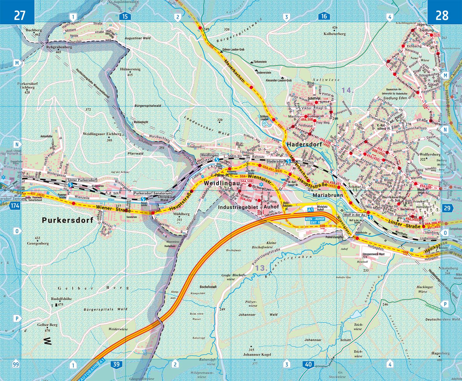 Bild: 9783707921946 | Wien Großraum, Städteatlas 1:20.000, 2023/2024, freytag &amp; berndt