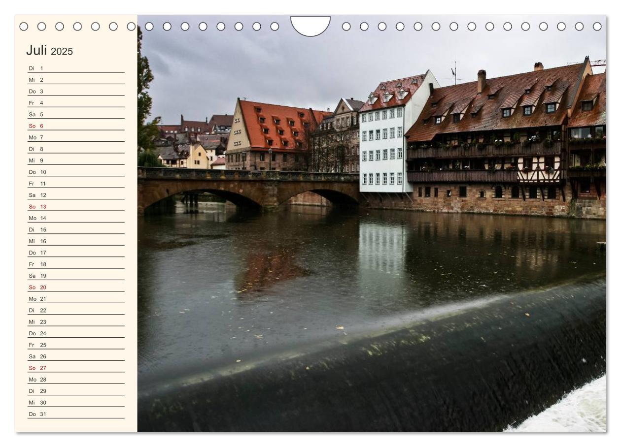 Bild: 9783435612802 | Kaiserstadt Nürnberg (Wandkalender 2025 DIN A4 quer), CALVENDO...