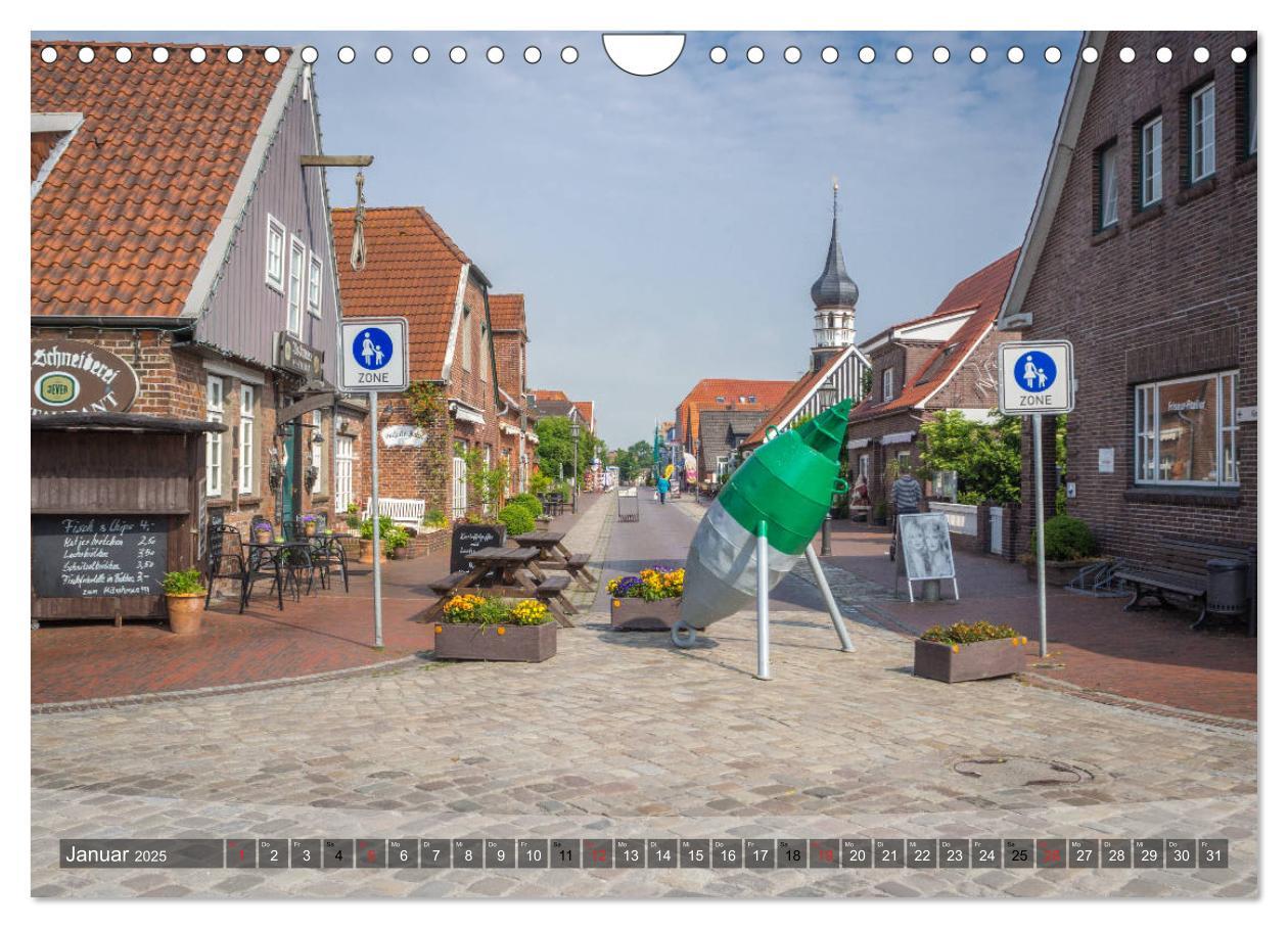 Bild: 9783435426478 | Hooksiel im Friesland (Wandkalender 2025 DIN A4 quer), CALVENDO...