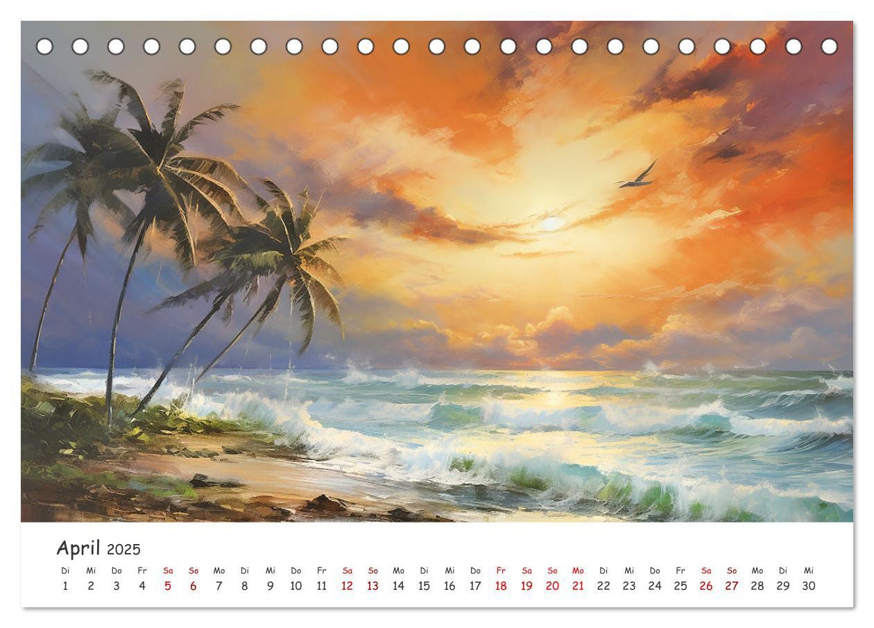 Bild: 9783457143513 | Karibisches Flair (Tischkalender 2025 DIN A5 quer), CALVENDO...