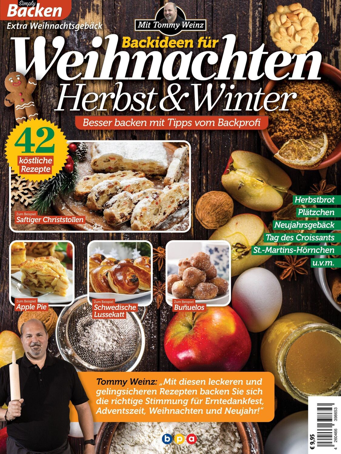 Cover: 4260466398653 | Backideen für Weihnachten Herbst &amp; Winter | Tommy Weinz | Broschüre