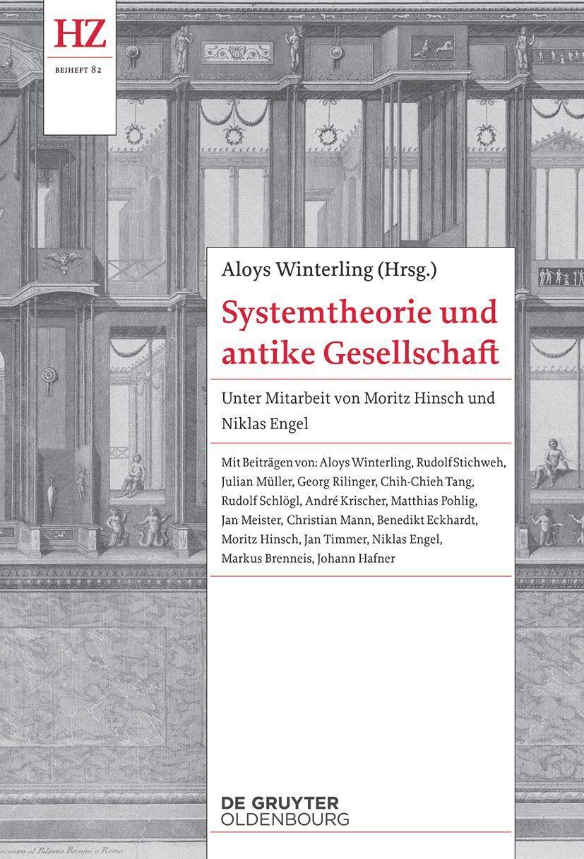 Cover: 9783110728156 | Systemtheorie und antike Gesellschaft | Aloys Winterling | Taschenbuch