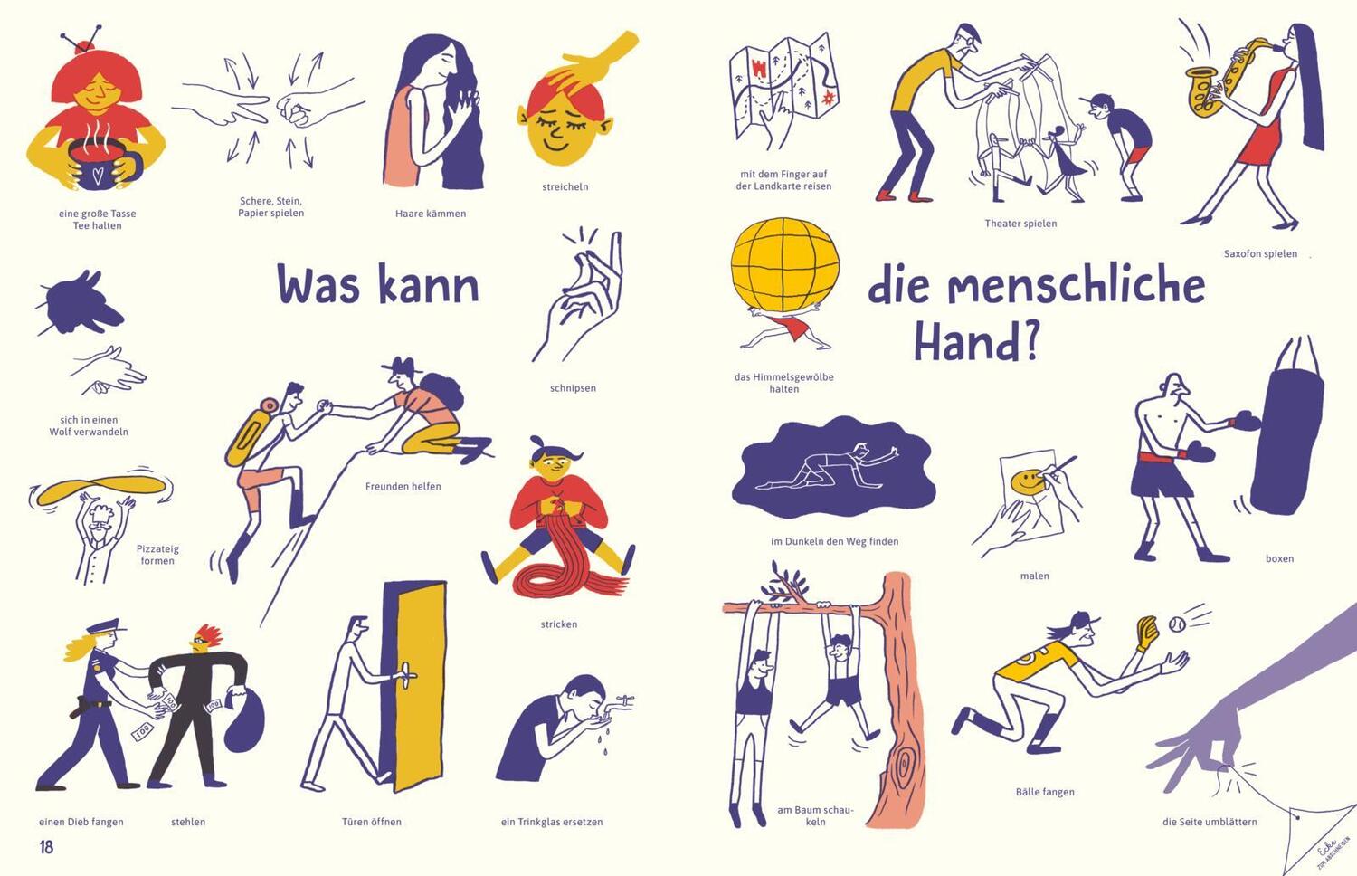 Bild: 9783848902170 | Alles über die Hand | Sachbuch für Kinder ab 8, stilvoll illustriert