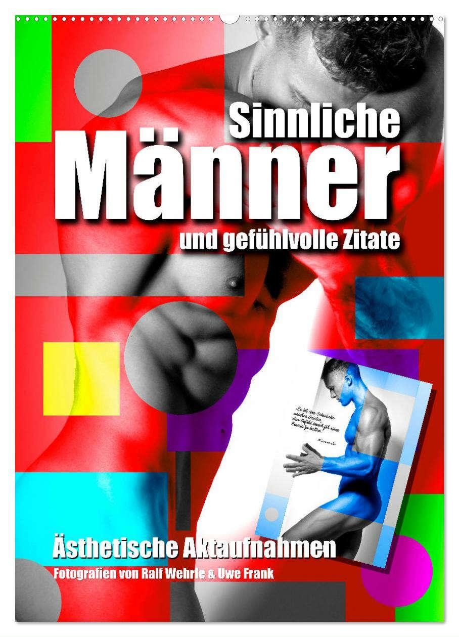 Cover: 9783435929344 | Männer und gefühlvolle Zitate (Wandkalender 2025 DIN A2 hoch),...