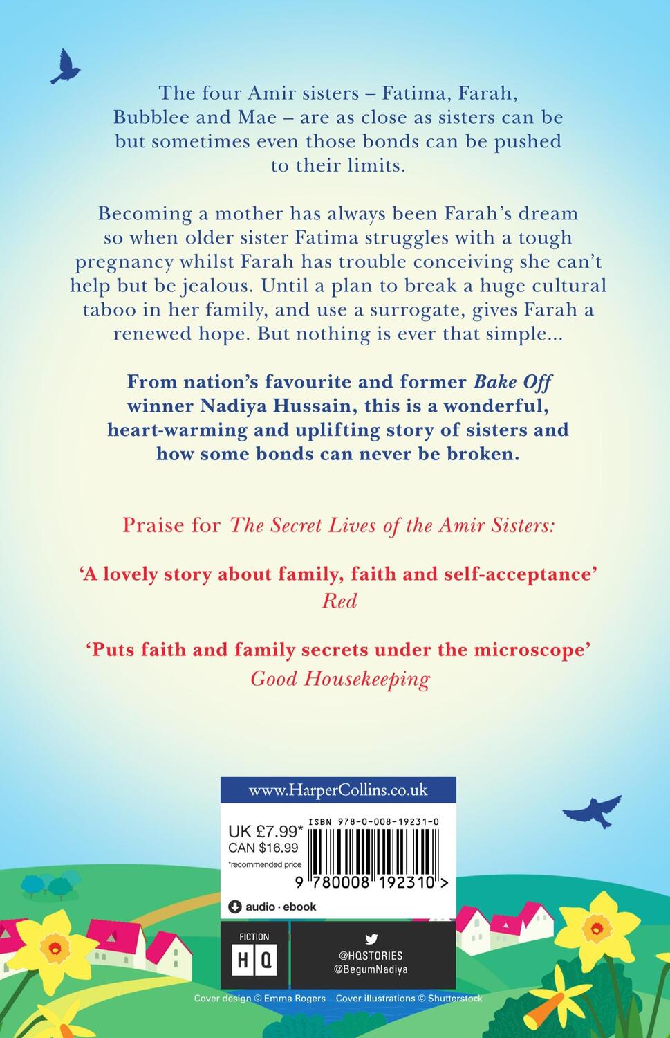 Rückseite: 9780008192310 | The Fall and Rise of the Amir Sisters | Nadiya Hussain | Taschenbuch