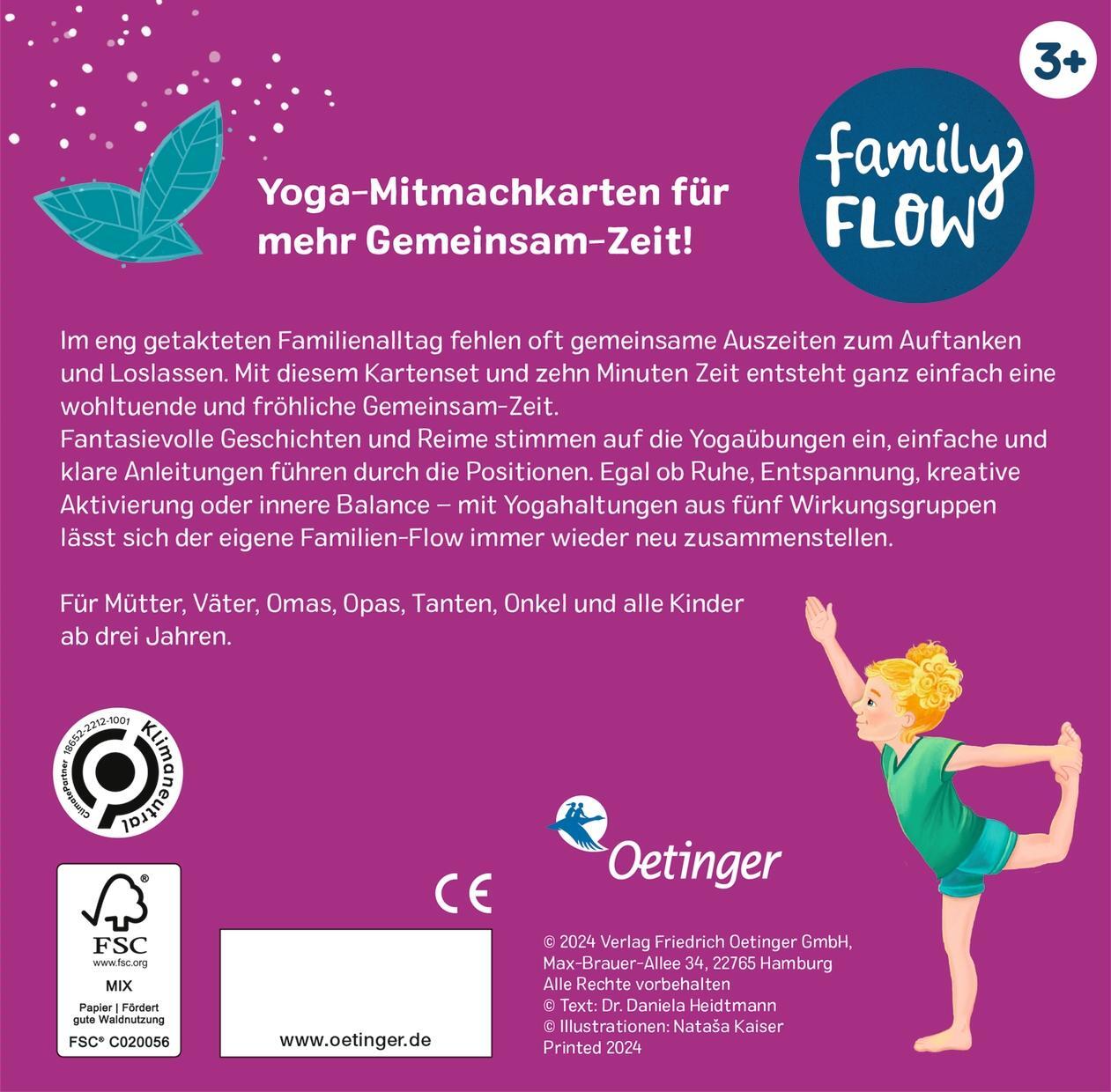 Rückseite: 9783751206587 | FamilyFlow. Familien-Yoga | Daniela Heidtmann | Stück | Family Flow