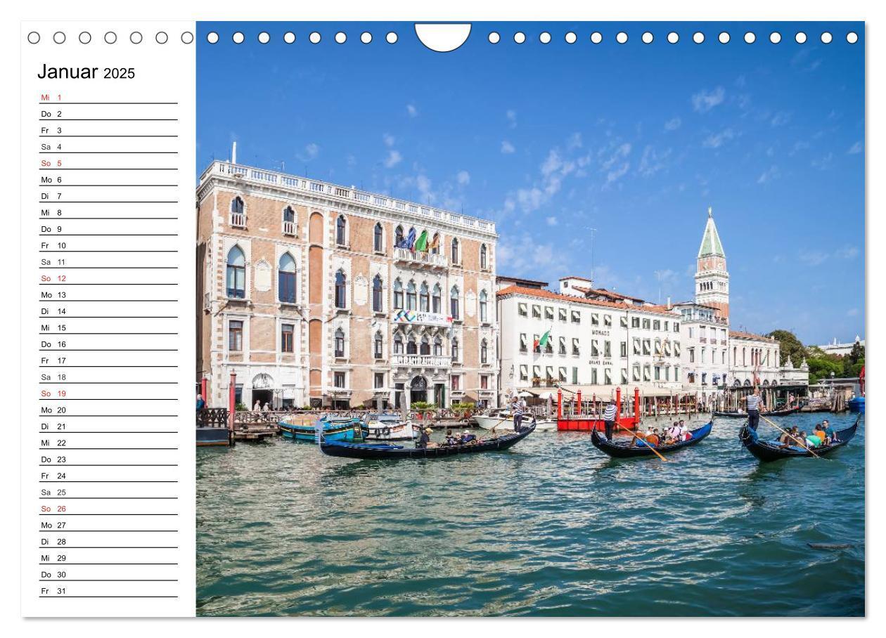 Bild: 9783435509195 | VENEDIG Eine Tour auf dem Canal Grande (Wandkalender 2025 DIN A4...