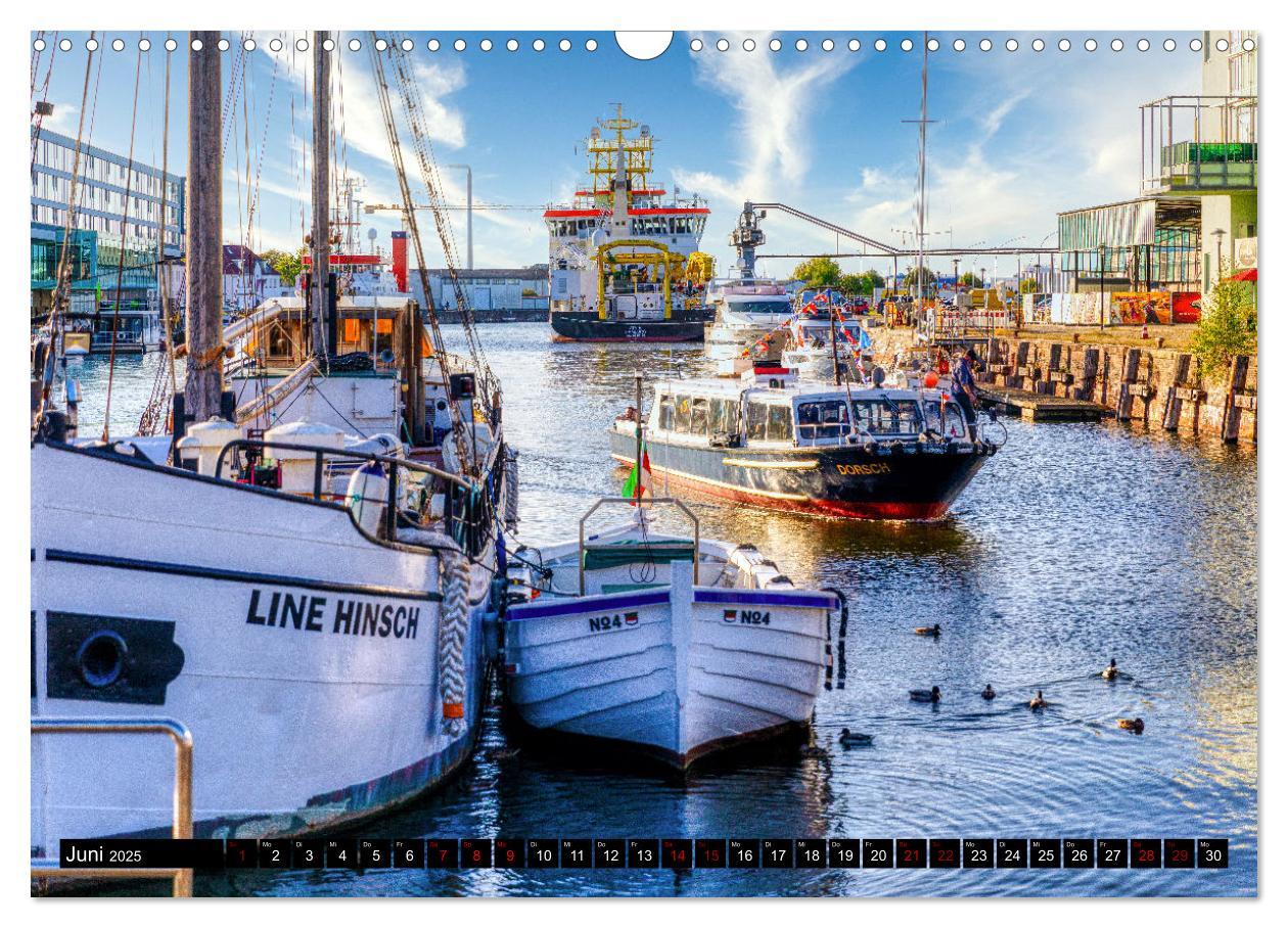 Bild: 9783435101979 | BREMERHAVEN Maritimes in der Seestadt (Wandkalender 2025 DIN A3...