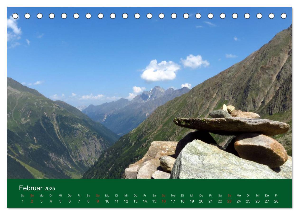 Bild: 9783435717484 | Stubaital (Tischkalender 2025 DIN A5 quer), CALVENDO Monatskalender