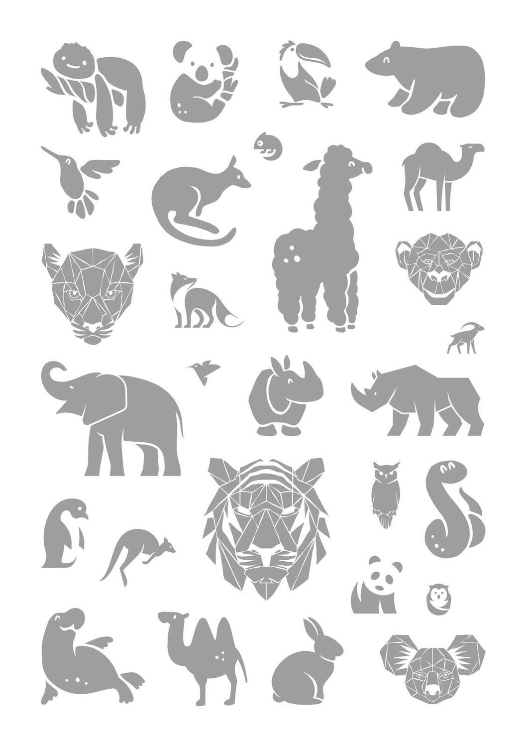 Bild: 4014489133285 | Metallic-Sticker - Wilde Tiere | Über 200 Super-Glanz-Sticker | Stück