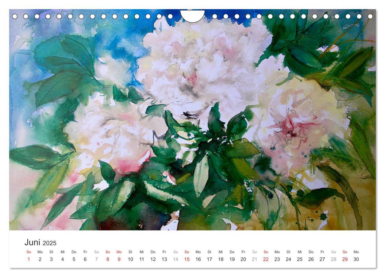 Bild: 9783435545643 | Blütenzauber - Aquarelle von ECKARD FUNCK (Wandkalender 2025 DIN A4...