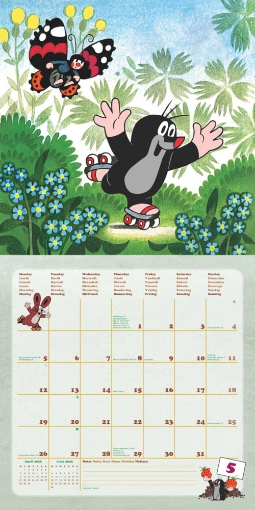 Bild: 4002725987976 | Der kleine Maulwurf 2025 - Wand-Kalender - Broschüren-Kalender -...