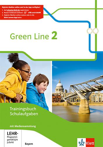 Cover: 9783128030210 | Green Line 2. Ausgabe Bayern. Trainingsbuch Schulaufgaben. Heft mit...