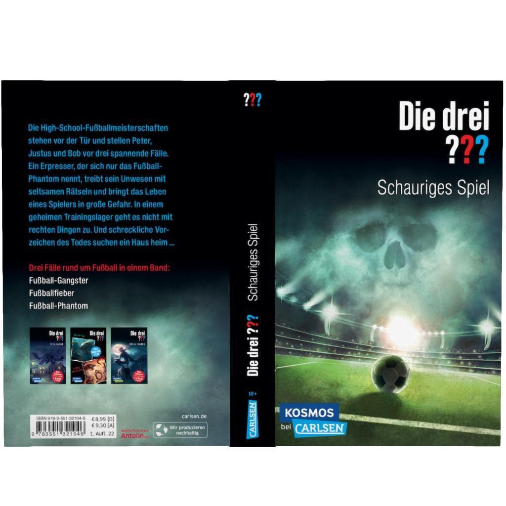 Bild: 9783551321046 | Die drei ???: Schauriges Spiel (Dreifachband. Enthält die Bände:...