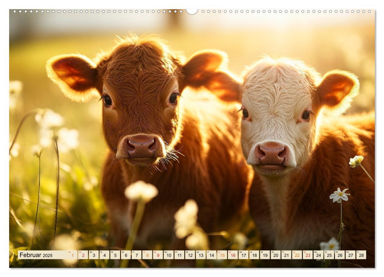 Bild: 9783383837487 | Viele Tiere auf dem Bauernhof (Wandkalender 2025 DIN A2 quer),...