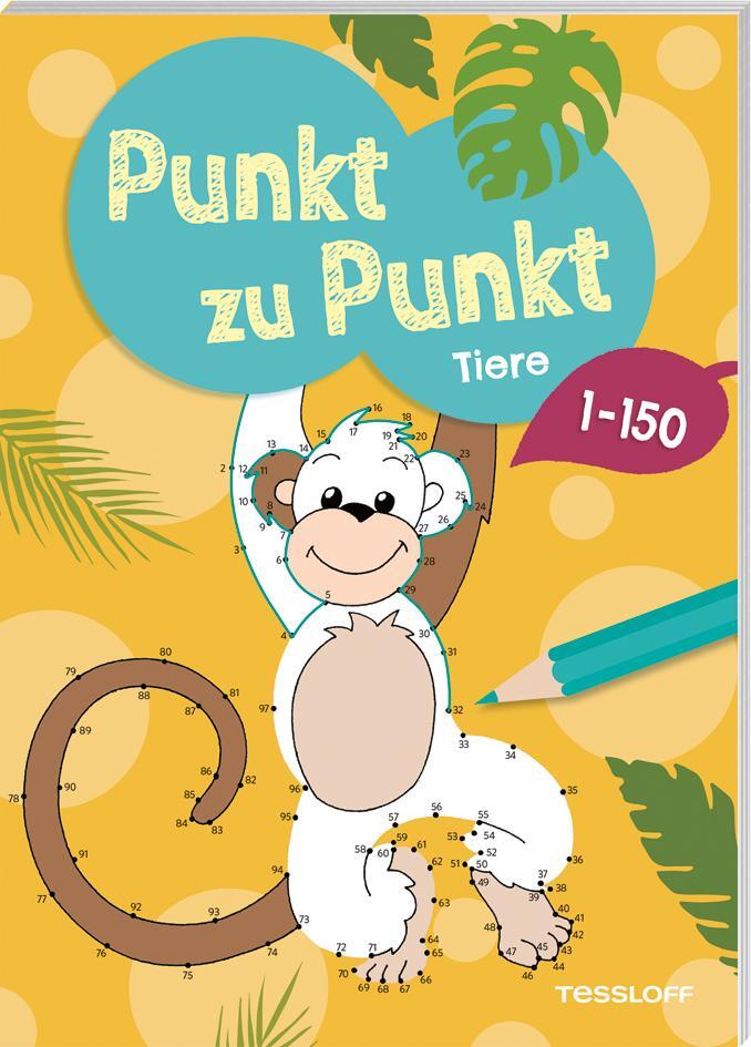 Cover: 9783788646530 | Punkt zu Punkt. Tiere. 1 bis 150 | Oli Poppins | Taschenbuch | 96 S.