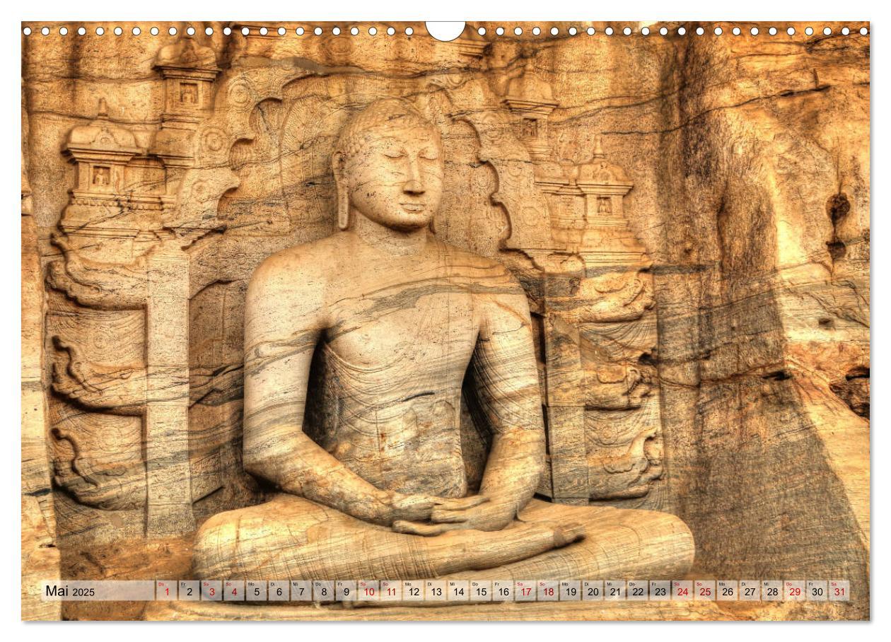 Bild: 9783435259090 | Sri Lanka - Tempel, Tee und Elefanten (Wandkalender 2025 DIN A3...