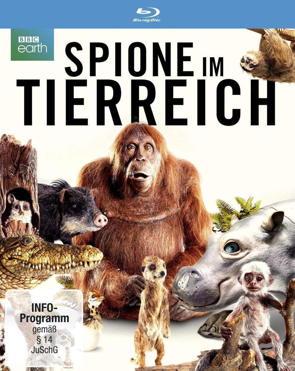 Cover: 4006448365042 | Spione im Tierreich | John Downer | Blu-ray Disc | Deutsch | 2017