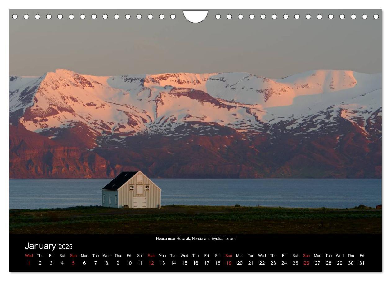 Bild: 9781325965144 | Iceland 2025 (Wall Calendar 2025 DIN A4 landscape), CALVENDO 12...