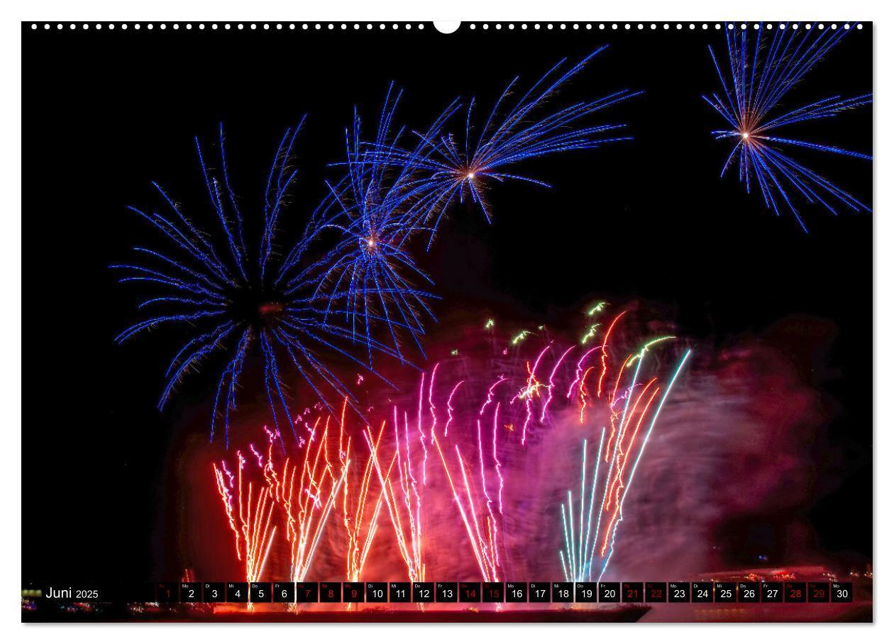 Bild: 9783435062522 | Feuerwerk - Kunstwerke am Himmel (Wandkalender 2025 DIN A2 quer),...