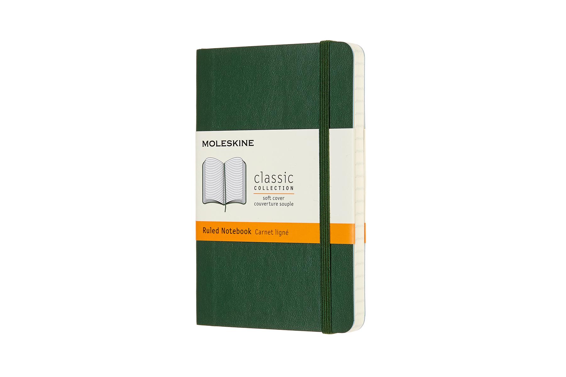 Cover: 8058647629148 | Moleskine Notizbuch Pocket/A6, Liniert, Myrtengrün | Moleskine | 2019