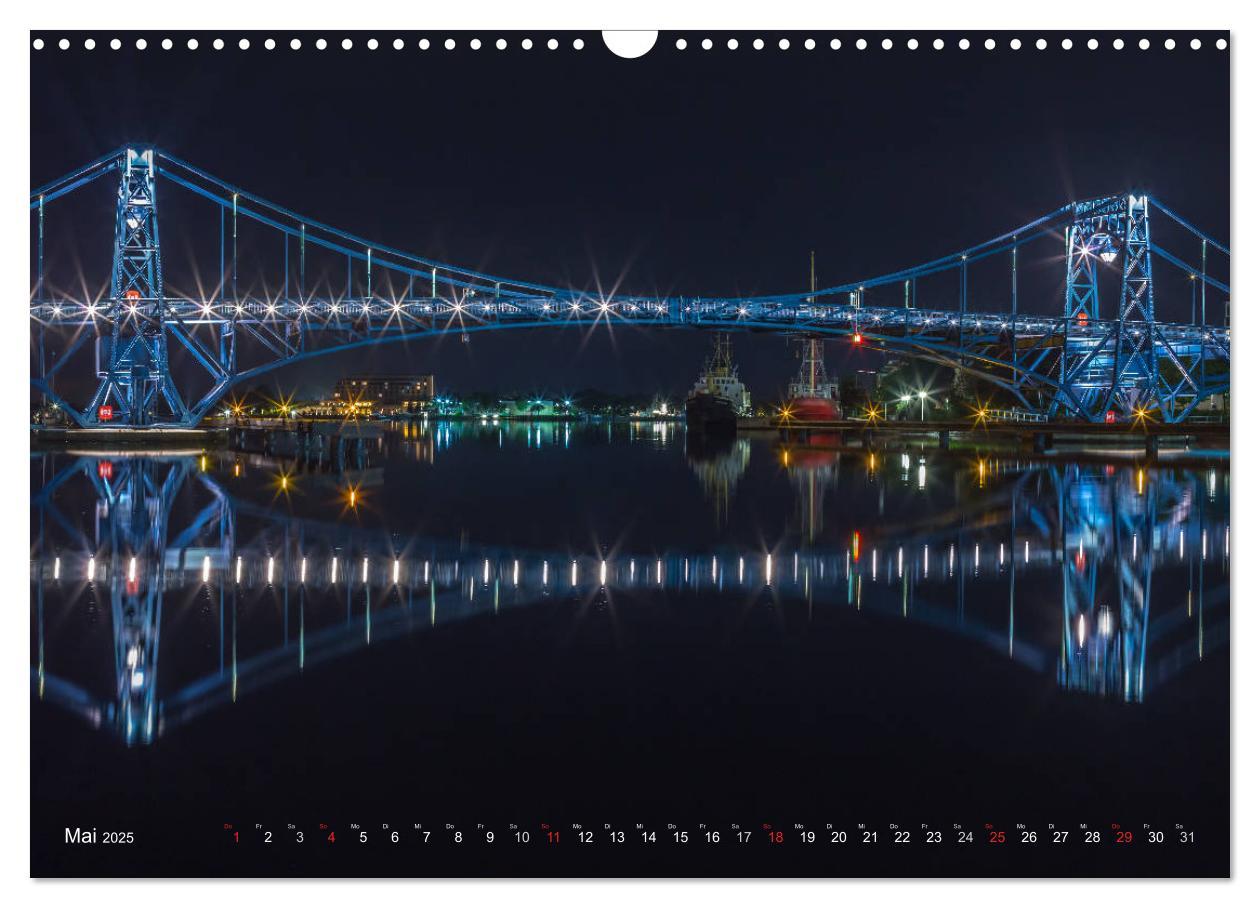 Bild: 9783435656455 | Nachts in Wilhelmshaven Edition mit maritimen Motiven (Wandkalender...