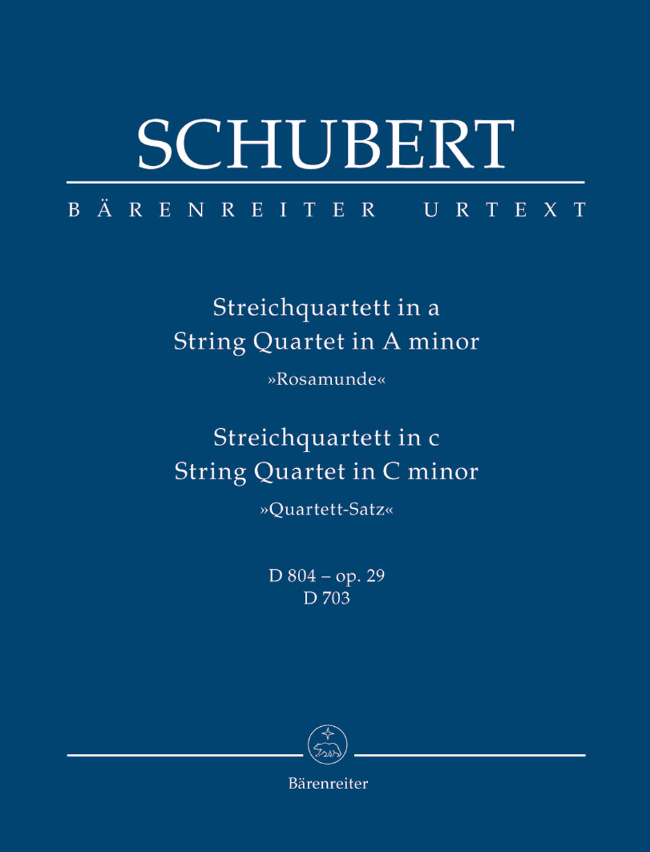 Cover: 9790006202638 | String Quartet A Minor D 804 Op. 29 'Rosamunde' | Franz Schubert