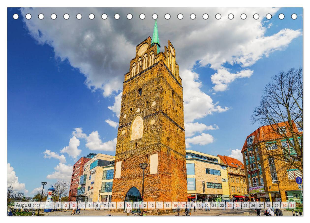 Bild: 9783435238644 | Rostock Impressionen (Tischkalender 2025 DIN A5 quer), CALVENDO...