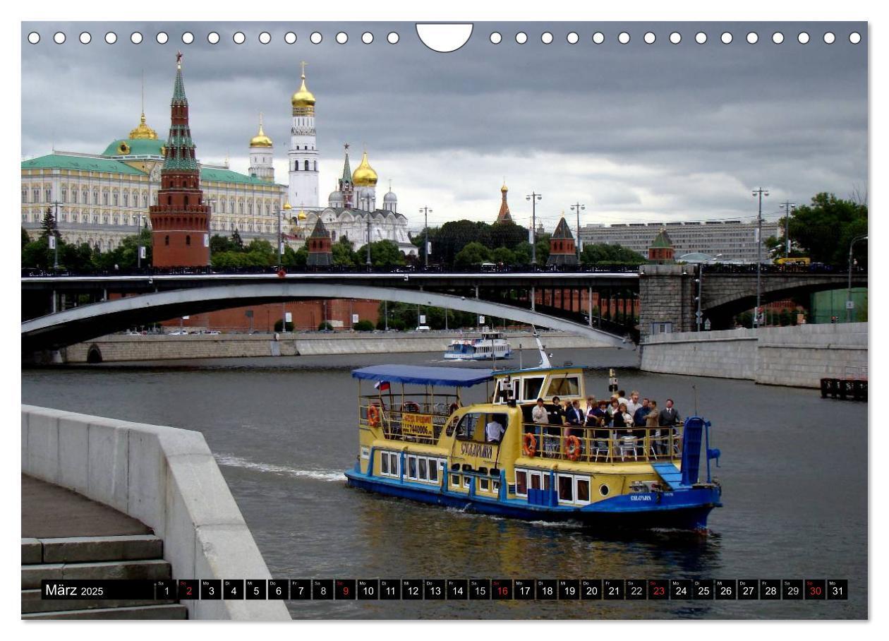 Bild: 9783435592647 | Weltmetropole Moskau (Wandkalender 2025 DIN A4 quer), CALVENDO...