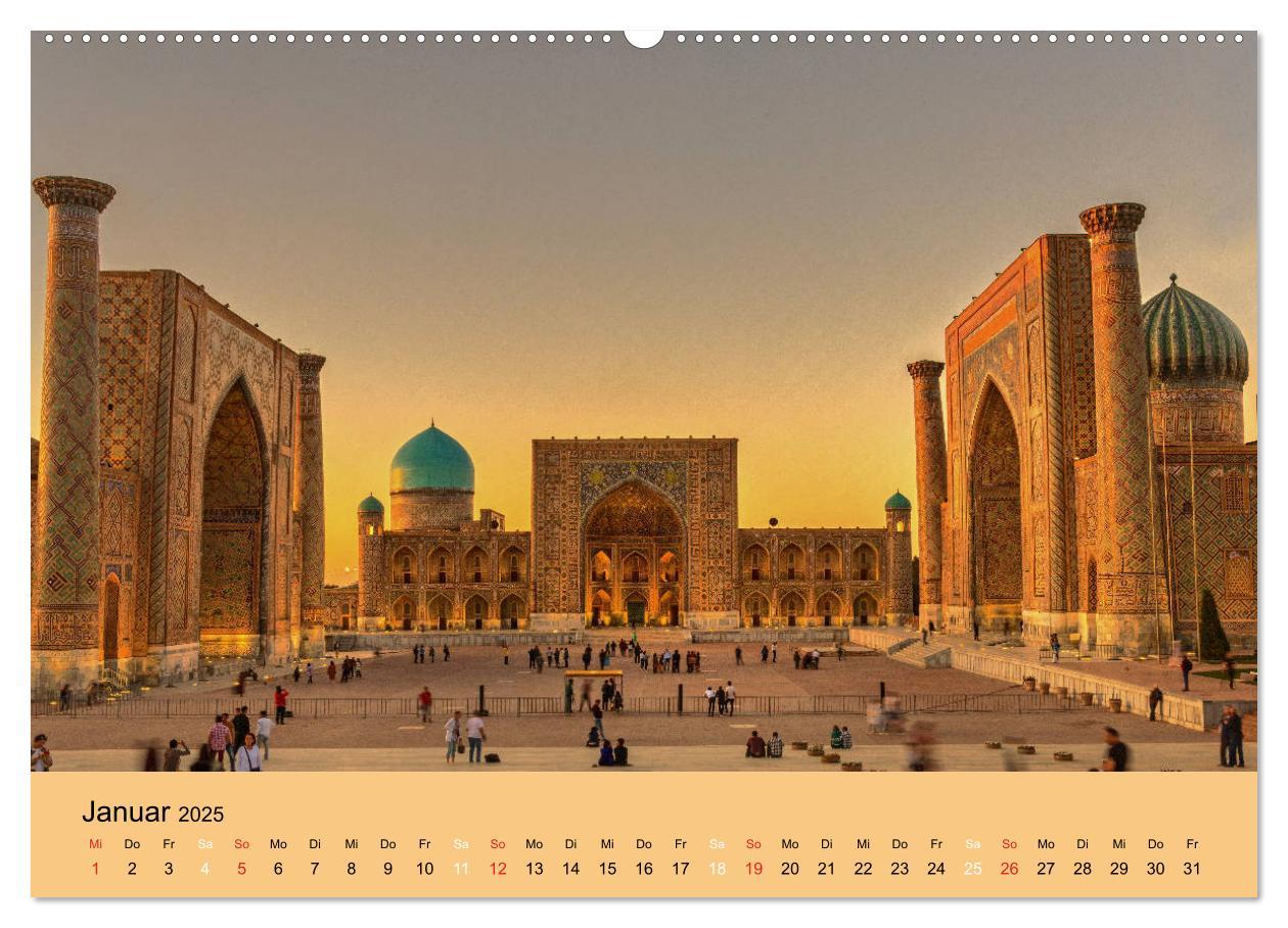 Bild: 9783435174577 | Uzbekistan - märchenhafte Seidenstraße (Wandkalender 2025 DIN A2...