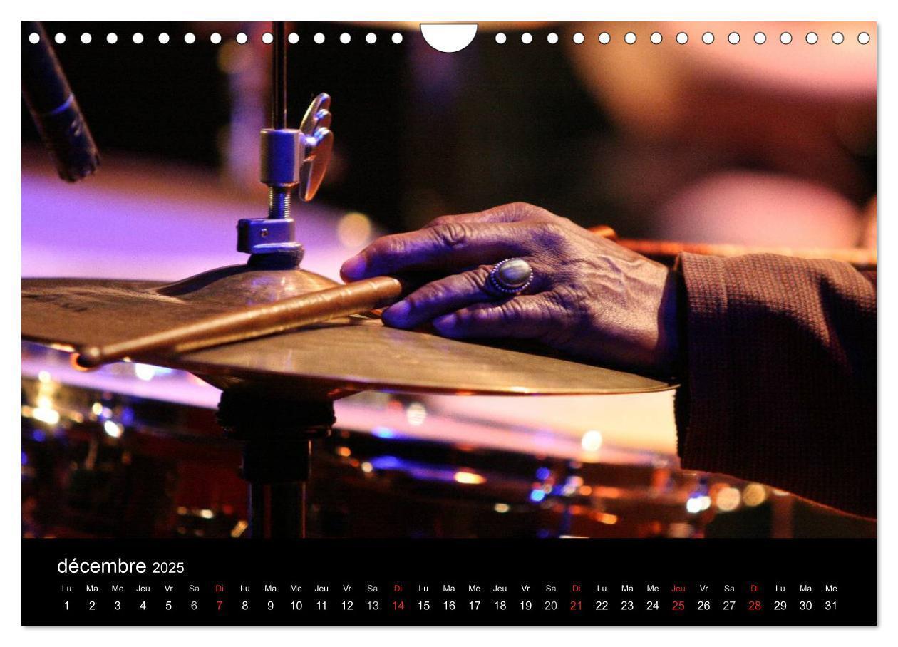 Bild: 9781325964840 | Jazz drums (Calendrier mural 2025 DIN A4 vertical), CALVENDO...