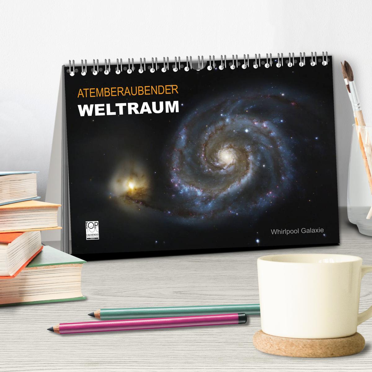 Bild: 9783435674527 | Atemberaubender Weltraum (Tischkalender 2025 DIN A5 quer), CALVENDO...